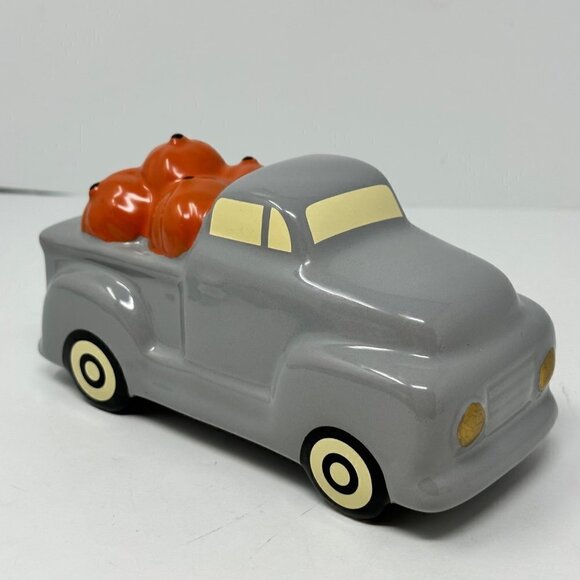 Farmhouse Pumpkin Hauling Truck Vintage Style Rustic Fall Holiday Decor Autumn - Picture 1 of 15